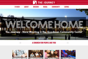 journey church website before redesign