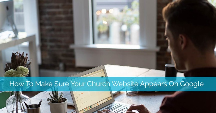 church website appears on google