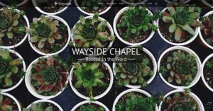 wayside chapel website redesign