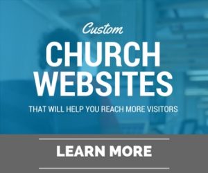 custom church website button